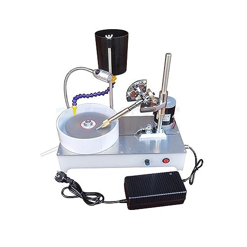 JOXLOVER Schleifen Facettierung Maschine Facettierte Poliermaschine Schmuck Polierer Flachschleifer Lapidar Maschine 2800 U/min 120 W für Schmuckwerkzeuge, Schmuckzubehör(Regular) von JOXLOVER