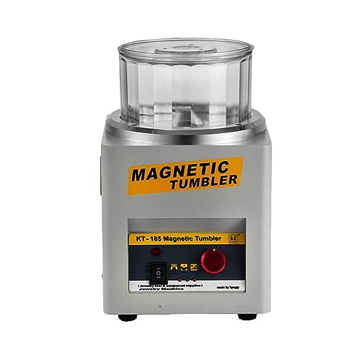 Magnetische Tumbler-Poliermaschine, Schmuck-Poliermaschine, Poliermaschine, 600 g Kapazität, Poliermaschinen für Schmuckwerkzeuge, Schmuckzubehör von JOXLOVER