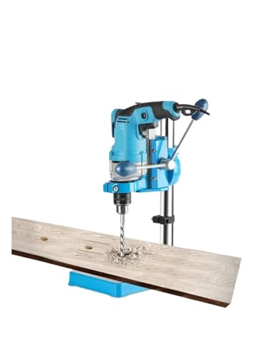 Mini-Bohrmaschine, Tischbohrmaschine, Elektrische Tischbohrmaschine Ständer Einzelkopf-Grundrahmen Bohrerhalter Power Grinder Zubehör For Holzarbeiten Drehwerkzeug für Heimwerkerarbeiten an Holz, Meta von JOXLOVER