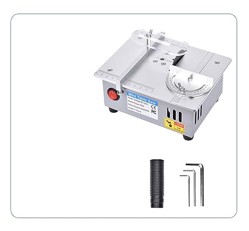 Mini-Multifunktions-Tischkreissäge, elektrische Tischkreissäge, hebbares Sägeblatt, Tischkreissäge, Haushalt, DIY, Schneidwerkzeug, Schneidemaschine für Schmuckwerkzeuge, Schmuckzubehör(S3,Plug(1typeC von JOXLOVER