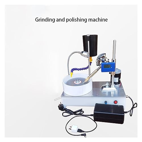 Präzisions-Schmuckstein-Poliermaschine, Formmaschine, Facettiermaschine, Gleichstrom-Winkelschleifmaschine mit stufenloser Geschwindigkeit für Schmuckwerkzeuge, Schmuckzubehör(Digital display Type) von JOXLOVER