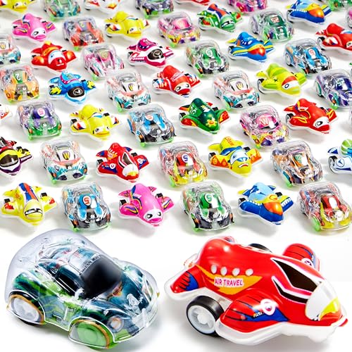 JOYIN 50 Pcs Mini Pull Back Cars Set, Spielzeugautos für Kinder 4-8, Bulk Party Favors, Treasure Box Preise, Klassenzimmer Belohnungen, Pinata Stuffers, Goodie Bags Stuffers für Kinder von JOYIN