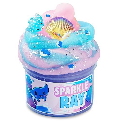 JOYIN Zuckerwatte Manta Schleim, Butter Schleim Partygeschenke, Nicht Klebrig, Fluffy Schleim für Mädchen und Jungen, Kindergeburtstag Mitgebsel Set von JOYIN