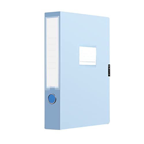 JOYLYJOME A4 Premium Archivbox,10 Verpackungen,Geeignet Zum Aufbewahren Von Dokumenten, Retro Farbe, Wasse Und StaubdichtA4 Premium Archivbox ,55mm,Blau von JOYLYJOME