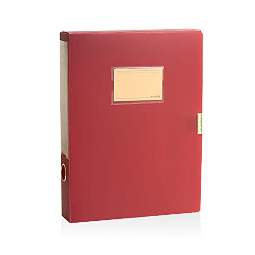 JOYLYJOME Premium Archivbox ,Geeignet Zum Aufbewahren Von Dokumenten,Retro Farbe,Rot（18er Pack） von JOYLYJOME