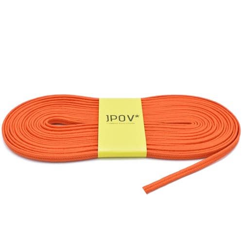 JPOV * Baumwollgeflecht für Accessoires, Modeaccessoires und Heimdekoration, 70 % Baumwolle und 30 % Polyester, Breite 0,8 cm, 10 m, Orange von JPOV* SANITARY TEXTILE DIVISION