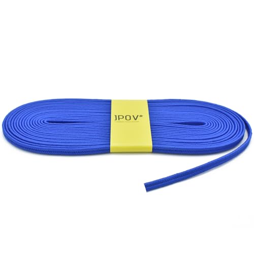 JPOV * Baumwollgeflecht für Accessoires, Modeaccessoires und Heimdekoration, 70 % Baumwolle und 30 % Polyester, Breite 0,8 cm, 10 m Stück (blau) von JPOV* SANITARY TEXTILE DIVISION