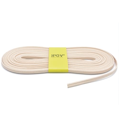 JPOV * Baumwollgeflecht für Accessoires, Modeaccessoires und Heimdekoration, 70 % Baumwolle und 30 % Polyester, Breite 0,8 cm, 10 m Stück (cremefarben) von JPOV* SANITARY TEXTILE DIVISION