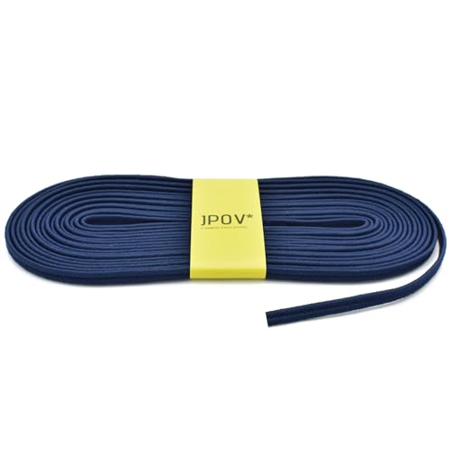 JPOV * Baumwollgeflecht für Accessoires, Modeaccessoires und Heimdekoration, 70 % Baumwolle und 30 % Polyester, Breite 0,8 cm, Stück 10 m, Marineblau von JPOV* SANITARY TEXTILE DIVISION