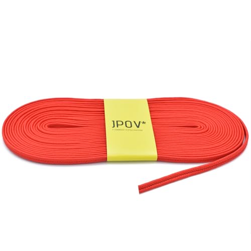 JPOV * Baumwollgeflecht für Accessoires, Modeaccessoires und Heimdekoration, 70 % Baumwolle und 30 % Polyester, Breite 0,80 cm, 10 m Stück (rot) von JPOV* SANITARY TEXTILE DIVISION