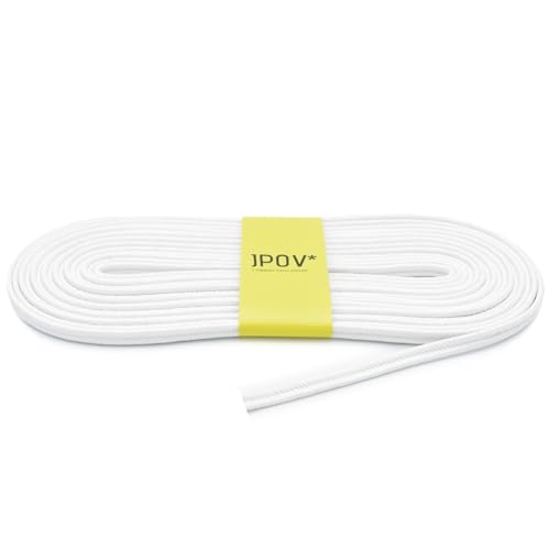 JPOV * Baumwollgeflecht für Accessoires, Modeaccessoires und Heimdekoration, 70 % Baumwolle und 30 % Polyester, Breite 0,80 cm, Stück 10 m, Weiß von JPOV* SANITARY TEXTILE DIVISION