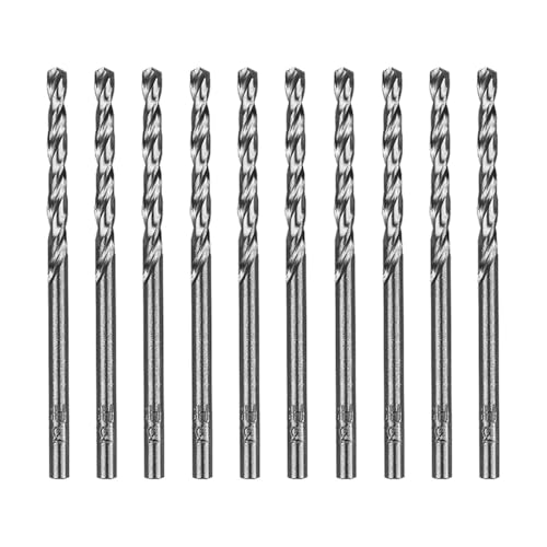 10pcs 3mm Holzspiralbohrer mit Zentrierspitze, Kobaltbohrer, Hss-Bohrer, M35 Hss Gold Kobalt Jobber Bohrer metrischer Schnellarbeitsstahl zum Bohren von Edelstahl und Hartmetall, Gusseisen, Kupfer von JRSHIRLEYLTD