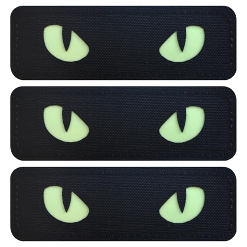 3 Stück Taktischer Reflektiert Katzenaugen,Augen Reflektiert Flagge Patch,Cat Eyes Morale Patches Kleidung Verzierung für Rucksack-Kostüm-Hut-Uniform Helm Hunde Weste Dekoration 3 Stück Taktischer Reflektiert Katzenaugen,Augen Reflektiert Flagge Patch,Cat Eyes Morale Patches Kleidung Verzierung für Rucksack-Kostüm-Hut-Uniform Helm Hunde Weste Dekoration von JRSHIRLEYLTD