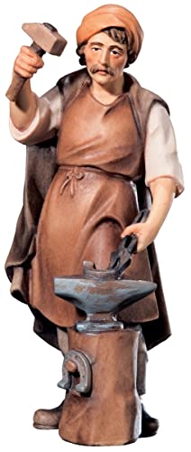 JS Garten Deko Krippenfigur Raffaello Kollektion Hirte H 12 cm Holzfigur Holzstatue Statue aus Ahornholz von Dolfi von JS Garten Deko