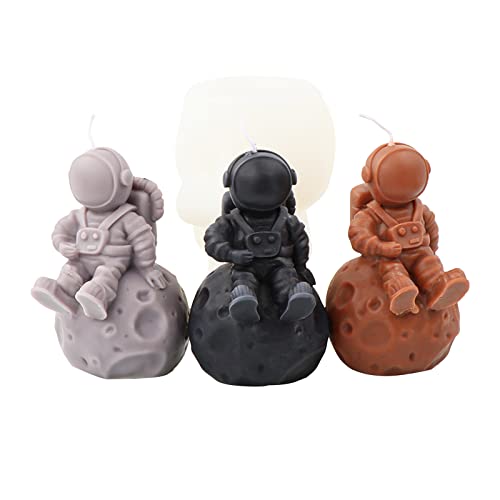 JS MOLD Kerzenform Silikon 3D Astronaut Epoxidharz SilikonformDIY Silikonform Kerzen Gießform,Kerzenformen zum Gießen fürHandgefertigte Seife, Duftkerzen, Handwerk Ornamente von JS MOLD