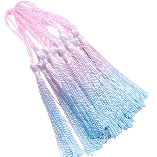 20pcs Weiche Seide Quasten Gradient Quasten Für Ohrringe Schlüsselketten Und Abschlusskappen Dekoration Handwerk Anhänger Dekore 20pcs Weiche Seide Quasten Gradient Quasten Für Ohrringe Schlüsselketten Und Abschlusskappen Dekoration Handwerk Anhänger Dekore von JSGHGDF