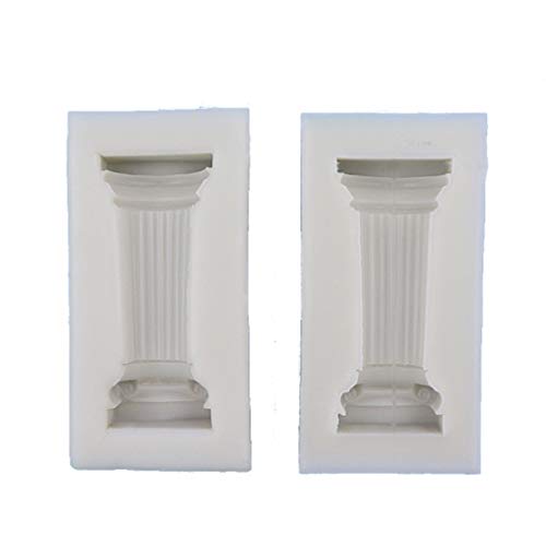 Antike griechische Säulen-Form, römische Säulen-Form, Zuckerhandwerk, Schokolade, Gebäck, Ton, Epoxidharz, Bastelwerkzeuge von JSGHGDF