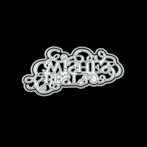 Best for Wish Metall-Stanzformen, Schablone, Scrapbooking, Fotoalbum, Stempel von JSGHGDF