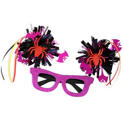 Festliche Halloween-Brille, Karnevals-Brille, Erwachsene, Teenager, Kinder, Halloween, Halloween, Party, Fotografieren von JSGHGDF