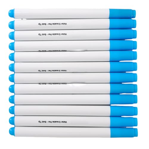 JSGHGDF 12x/Set waschbare Stoffmarker, löschbarer Stift, Nähstoff, Stoffmarker, wasserlöslicher Stift zum Nähen von JSGHGDF