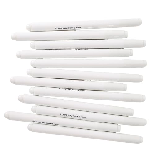 JSGHGDF 12x/Set waschbare Stoffmarker, löschbarer Stift, Nähstoff, Stoffmarker, wasserlöslicher Stift zum Nähen von JSGHGDF