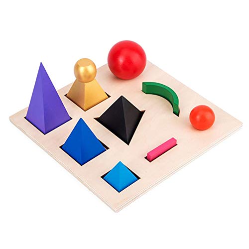 JSGHGDF 3D Puzzle Grammatik Lernhilfen Form Farbsortierung Spielzeug Kindergarten Sprachenlernen von JSGHGDF