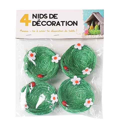 JSGHGDF 4Pcs Gewinde Container Nest n Ornamente n Tag Terrasse Landschaft von JSGHGDF