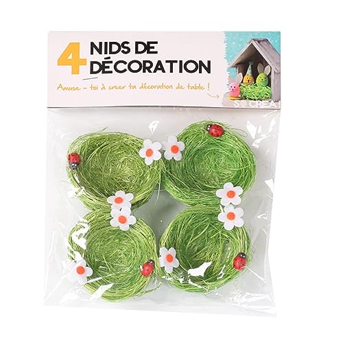 JSGHGDF 4Pcs Gewinde Container Nest n Ornamente n Tag Terrasse Landschaft von JSGHGDF