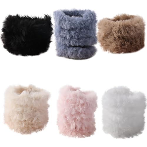 JSGHGDF 6 Farben Plüschpuppen Twisting Sticks Chenille Stiele Pfeifenreiniger Fuzzy Stick Soft Bend Stick Bastelstreifen für Kinder von JSGHGDF