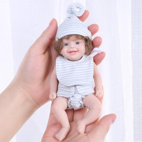 JSGHGDF Baby Reborns Nurturing Fullbody Silicone Boy Reborns Toy Parenting Game Popular von JSGHGDF