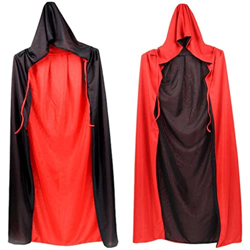 JSGHGDF Kapuzenumhang Hexe Halloween Umhang Robe Requisiten Bühnenshow Maskerade Cosplay Festival Party Dekoration Supplies von JSGHGDF