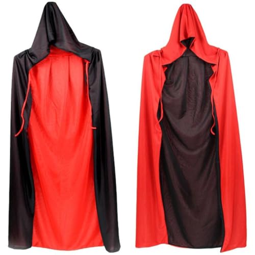 JSGHGDF Kapuzenumhang Hexe Halloween Umhang Robe Requisiten Bühnenshow Maskerade Cosplay Festival Party Dekoration Supplies von JSGHGDF