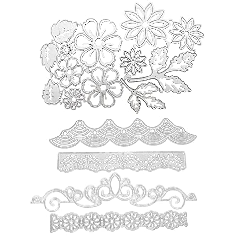 Metall-Stanzformen mit Blumen, Karbonstahl, Stempel, Schablone für Prägung, Scrapbooking, Fotoalbum von JSGHGDF