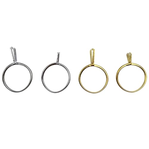 Set mit 4 verstellbaren Ringen für professionelle Ringhalterungen, praktisches Schmuckherstellungszubehör von JSGHGDF