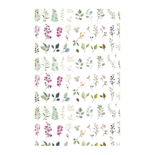 Ton-Transferpapier mit Blumenmuster, schönes Blumen-Thema, Ton-Transferpapier für Ohrring-Zubehörherstellung von JSGHGDF