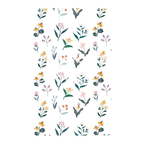 Ton-Transferpapier mit Blumenmuster, schönes Blumen-Thema, Ton-Transferpapier für Ohrring-Zubehörherstellung von JSGHGDF