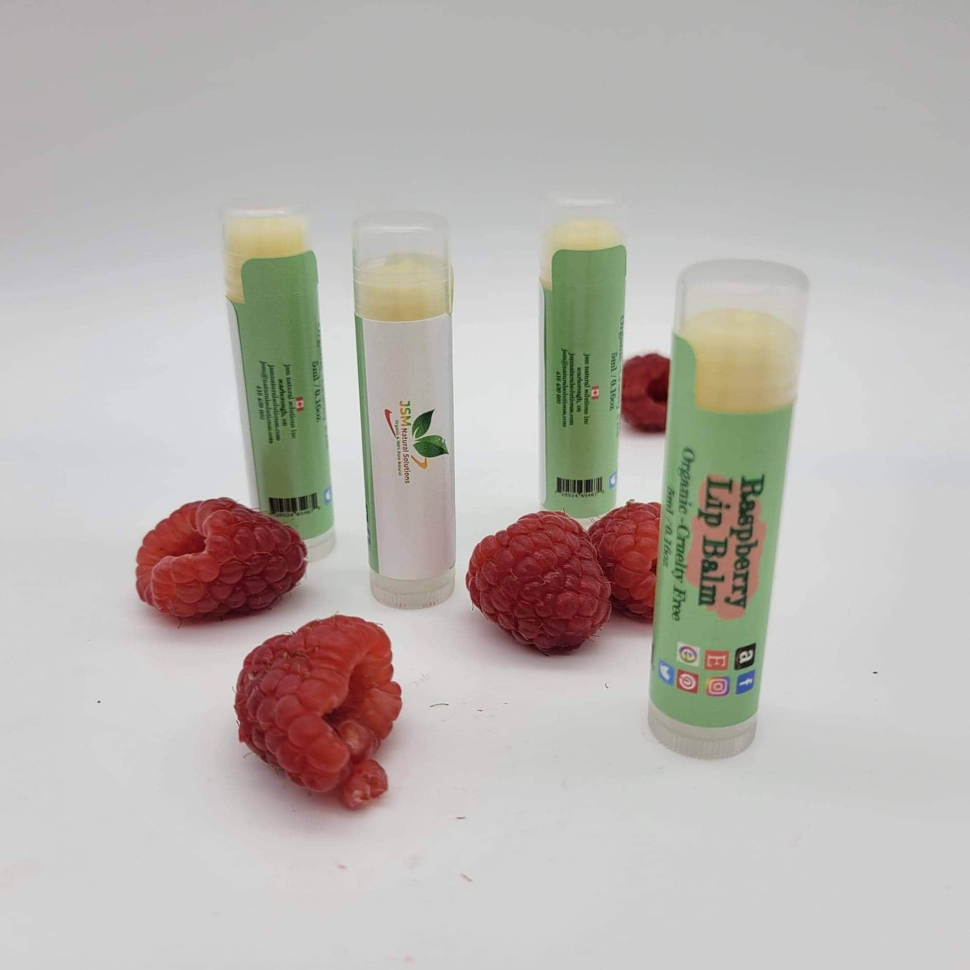 Bio-Lippenbalsam Himbeer-Geschmacks Lippenbutter Kinderfreundliche Lippenpflege Natürlicher Lippenbalsam Trockene Lippen Feuchtigkeitscreme Salve von JSMNatural