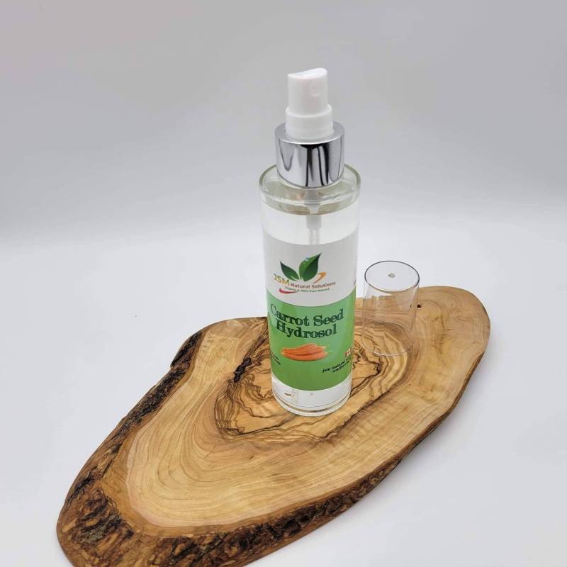 Carrot Seed | Hydroflorate Hydrosol - Karottensamenwasser Zur Verwendung in Gesichtswasser, Lotionen, Cremes, Eco Zertifiziert Vegan Grausamkeitsfrei von JSMNatural