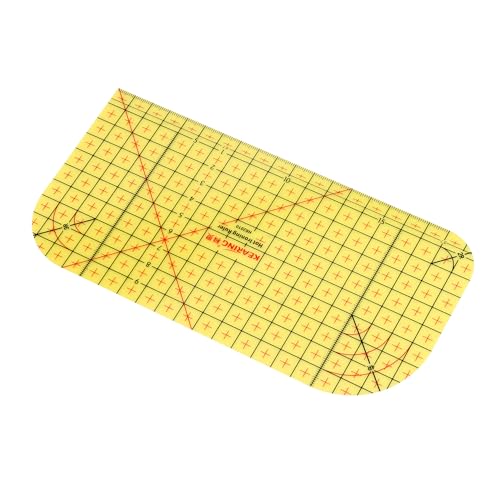 Bügellineal Hitzebeständig, Heißes Lineal, Schneiderhandwerk Hot Ironing Ruler for Aufbügeln, Basteln, Messen von JSMTKJ