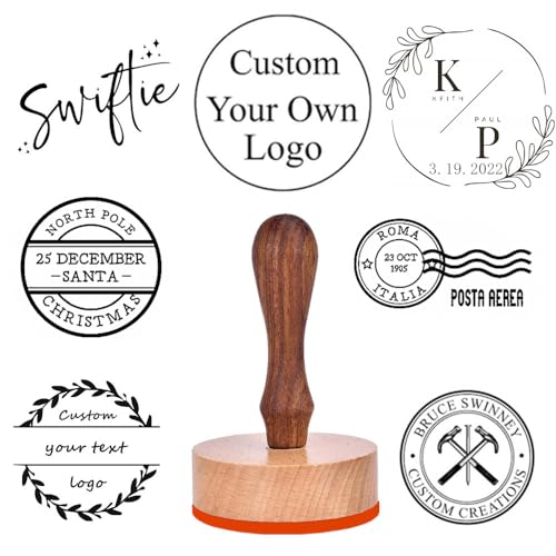 18 personalisierte Designs benutzerdefinierte hölzerne Gummi-Stempel für Business-Logo-Adress-Etiketten Custom Rubber Stamp von JSWLYWMTPJ