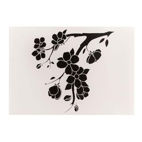 Blumen-Prägeschablonen, florale Prägeschablonen, Prägeschablonen für Kartenherstellung, Scrapbooking, Album, Papier-Bastelplatte von JSZDFSV