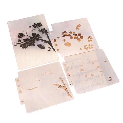 Blumen-Prägeschablonen, florale Prägeschablonen, Prägeschablonen für Kartenherstellung, Scrapbooking, Album, Papier-Bastelplatte von JSZDFSV