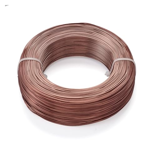 JTKSSCS Aludraht 1 Roll Multi-Colors Aluminum Wire Jewelry Findings for Jewelry Making DIY Necklace Bracelet 0.8mm 1mm 1.5mm 2mm 3mm 4mm 5mm 6mm(Camel,0.8mm 300m) von JTKSSCS