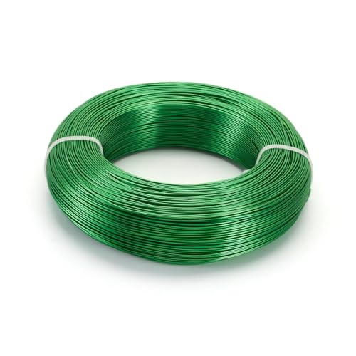 JTKSSCS Aludraht 1 Roll Multi-Colors Aluminum Wire Jewelry Findings for Jewelry Making DIY Necklace Bracelet 0.8mm 1mm 1.5mm 2mm 3mm 4mm 5mm 6mm(Green,3mm 25m) von JTKSSCS