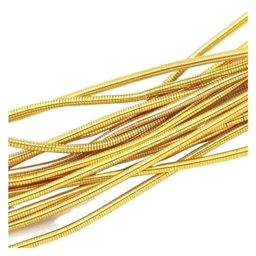 JTKSSCS Aludraht 10 gr/los Helle Kupferdraht Weiche Bullion Draht Runde Stickerei Floss Gold Arbeit Handgemachte DIY Abzeichen Schmuck Zubehör(04 Gold) von JTKSSCS