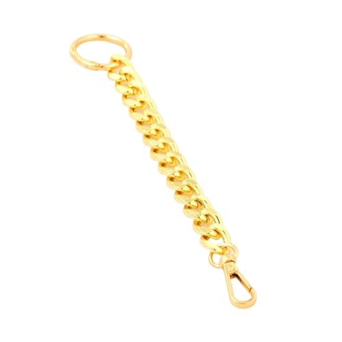 JTKSSCS Taschenkette Verlängerungskette 1 Stück Metall-Geldbörsen-Kettenriemen-Verlängerung for Zubehör-Charms, verlängert den Riemen von Umhängetaschen und Handtaschen(K Gold,15cm) von JTKSSCS