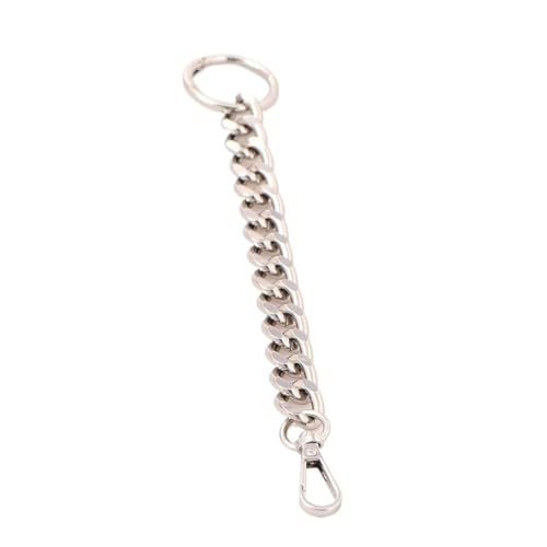 JTKSSCS Taschenkette Verlängerungskette 1 Stück Metall-Geldbörsen-Kettenriemen-Verlängerung for Zubehör-Charms, verlängert den Riemen von Umhängetaschen und Handtaschen(Silver,30cm) von JTKSSCS