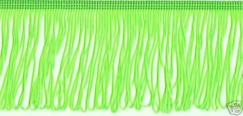 JTL 15 cm/15,2 cm breit Neon Loop Kleid Fransen Bright Grün – Meterware von MINERVA