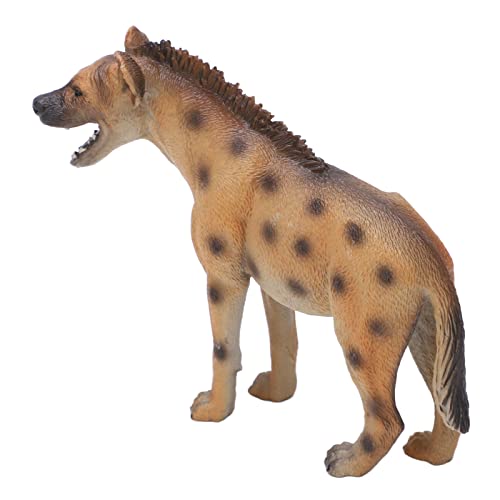 Hyänenfigur, Lehrreich, Interessant, Wild-Stil, Kunststoff, Kleine, Lebendige Tierverzierung für Büro-Desktops von JTLB