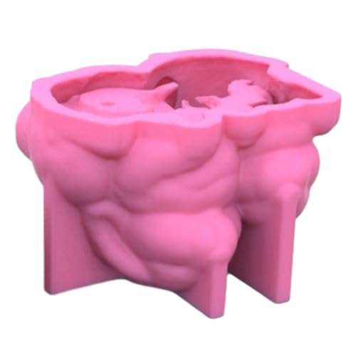 Silikonform, Blumentöpfe, Gießform, Sukkulenten, Übertopf, Doppelform, Epoxidharz-Formen von JTQYFI